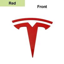 tinka Tesla logotipui Model 3 Mode Y automobilio priekinio dangčio logotipo lipduko dizainas, galinės bagažinės emblemos aksesuaras Galinės bagažinės emblema Model Y
