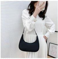Korean Style Nylon Dumpling Shoulder Bag: Versatile, Simple & Chic juoda