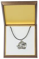 Pit Bull, American Pit Bull Terrier, Pitbull Terrier - Dog necklace in gift box, silver-plated locket for dog fan, striking pendant by Art-Dog brand sidabras
