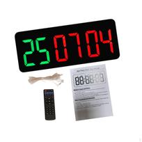 Gym Timer Clock LED Digital Display Interval for Cooking Study Workout white