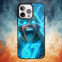 šeši septyni 67 Telefono dėklas iPhone 17 16 15 14 13 12 Pro Max Plus Magsafe veidrodiniam belaidžiam magnetiniam dangteliui iPhone11PRO