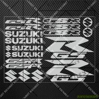 AAGK1 Suzuki Gsr Lipdukai Motociklo Lipdukas Decal Gsr 600 750 Lipdukai sidabras