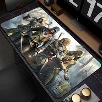 Assassins Creed Non Slip PC Large Gaming Mousepad Accessory Gamer Mouse Pad Size For E-sports Keyboards Mat Boyfriend Gift 30cmx60cm(11.8x23.6inch) gray