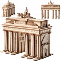 Medinis 3D Modelis Brandenburgo Vartai – Surenkama Fanieros Dėlionė