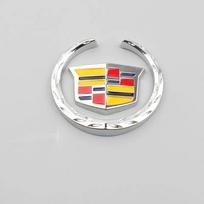 3D Metaliniai Automobilio Kėbulo Sparnų Lipdukai Langų Galinės Bagažinės Ženkliukai Cadillac ATS BLS CT4 CT5 CTS EXT ESCALADE SRX XT4 SLR XTS white