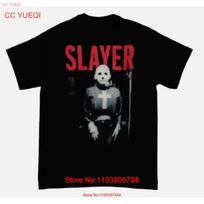 Vintage 90s Slayer Band Diabolus In Musica 1998 Rock T Shirt Vintage Unisex Designer Clothes Stylish Slightly Homme 2XL gray