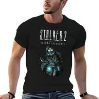 STALKER 2: Heart Of Chornobyl Loner Stalker With Artifact Container T-Shirt t shirts for man co XXL black