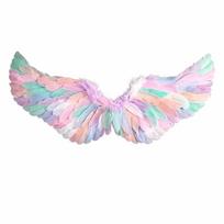 Colorful Angel Feather Wings Rainbow Party Decoration Props  Photography Props L spalvota