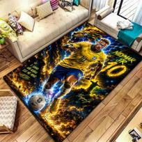 Neymar Carpet Rug for Living Room Bedroom Home Sofa Decoration,Kids play Non-slip Floor Mat 40x60cm( 15x23in ) yellow