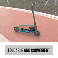 Electric Skateboard Saddle for Xiaomi Mijia M365 Scooter Foldable Height Adjustable Shock Absorbing Folding Seat Chair gray
