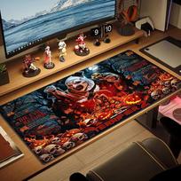 Terrifier Horror Color Mouse Pad Large Gaming Table Cushion Non-slip Laptop Tablet Big Mousepad XXL Mat Mini PC Playmat With Lock edge 40cmx90cm(15.7x35.4inch)