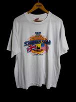 Vintage 1992 WWF SummerSlam Wembley Stadium Event Promo T Shirt XL Size 110 gray