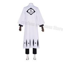 Aizen Sousuke Cosplay Costume Wig Bleach Cosplay Thousand Year Blood War Gotei 13 Team 5 Captain Robe Kimono Outfits S white