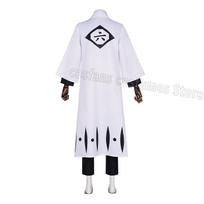 Aizen Sousuke Cosplay Costume Wig Bleach Cosplay Thousand Year Blood War Gotei 13 Team 5 Captain Robe Kimono Outfits S white