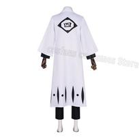 Aizen Sousuke Cosplay Costume Wig Bleach Cosplay Thousand Year Blood War Gotei 13 Team 5 Captain Robe Kimono Outfits S white