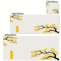 Gamer Purple Sakura Mouse Pad Large Lock Edge Mousepads XXL 90x40mm Non-slip Mouse Mat Big Deskmat Gaming Mousepad Keyboard Mat Small siz220x180x2mm
