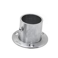 Nerūdijančio plieno spintos strypo flanšo laikiklis dušo užuolaidos lizdo laikiklio atrama vamzdžiui (16mm/19mm/22mm/25mm/32mm) 32 black