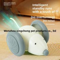 Pet Toys Electric Smart Cat and Mouse Car Self-fun Cat Toys Running Sports Car Cat Toys white
