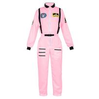 Suaugusiųjų astronautų kostiumas Cosplay moterims vyrams kosminio astronautų kostiumas vaikams kombinezonas užtrauktukas šeimos kosminio kostiumo kostiumas karnavalas 150 ruda