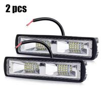 LED priekiniai žibintai 12-24V, skirti automobiliams motociklams sunkvežimiams valtis traktoriaus priekabai visureigio darbinei lemputei 48W LED darbo šviesos prožektorius Aluminum alloy shell-2pcs