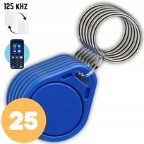 25 vnt. programuojamų RFID prieigos pakabukų Spreest TAG-3 RFID 125 kHz, 40 × 32 × 4 mm