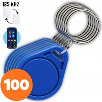 100 vnt. RFID prieigos pakabukų Spreest TAG-3 RFID 125 kHz, 40 × 32 × 4 mm