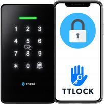 Elektroninė kodinė durų spyna Spreest SR1055 TTLock su RFID kortele, PIN kodu ir LED