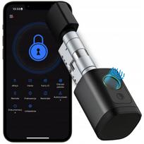 Elektroninė durų rankena Spreest su TTLock, 35–75 mm, juoda