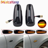 2Pcs LED Dynamic Side Marker Arrow Turn Signal Light Sequential Blinker Lamps for Kia Ceed ED Pro Rio 3 UB Carens Rondo 7 UN gray