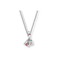 Pandora Pendant casual 925 silver necklace women's silver ZT2576 sidabras