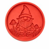 Reusable Mushroom Stepping Stone Mold Silicone Round Paver Mold  Garden Landscaping 2 red