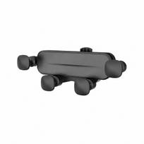 Little one Pro Car Phone Holder Mount Air Vent Universal Cell Phone Holder for Car Auto Lock Hands Easy Clamp Cradle in Vehicle Compatible with iPhon gray