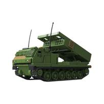 1086pcs M270 Multiple Launch Rocket System Building Blocks Toy for Boys American Style Assembly Model Military Educational Toy 300040 black