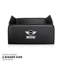 - Sulankstoma automobilio emblemos laikymo dėžutė, bagažinės organizatoriaus krepšys, skirta BMW MINI Cooper S JCW WORKS One Countryman R58 R57 R56 R55 F55 F56
