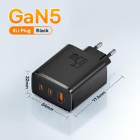 Baseus 65W USB C Charger GaN Charger Support QC PD Charge Portable Fast Charger For iPhone 17 16 15 Xiaomi Laptop Charger