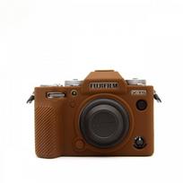 Silicone Camera Case Cover Fujifilm X-T5 Mirrorless - Shockproof Anti-Scratch Protective Sleeve In Multiple Colors XT5 Coffee brown