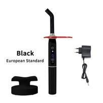 Dantų LED polimerizacijos lempa Belaidė burnos higienos odontologijos įranga Polimerizacijos lempa Prietaisas Fotopolimerizuojamas Dantisto Belaidis EU Plug juoda