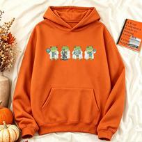 Cute Frog Scientist Science Teacher Hoodie Men Women Sweatshirt Aesthetic Biology Graphic Pullover Harajuku Tops Hoodies L red