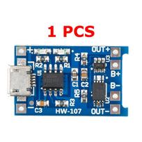 1-10 PCS Micro USB 5V 1A 18650 TP4056 Lithium Battery Charger Module Charging Board With Protection Dual Functions 1A Li-ion