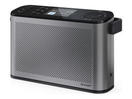 Sharp OSAKA Stereo Portable Digital Radio | DR-P540(GY) | USB port | Bluetooth | FM radio | Wireless connection