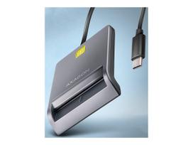 AXAGON USB-C Smart Card FlatReader | CRE-SM3TC