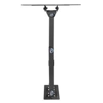 Maclean MC-700N TV Monitor Wall Mount Universal max VESA 200x20 23"-43" 30kg Black Extendable Tilting for Small TVs