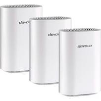 Devolo WiFi 7 BE9300 Mesh System 3er Pack BE9300 Triband, 1x 2.5G WAN/LAN und 3x 1G LAN (pro Einheit) 7324