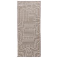 vidaXL Vidaus ir lauko kilimas PALMERAS Smėlio 80 x 200 cm Poliesteris
