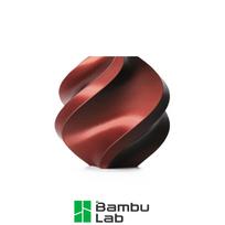 3D plastikas Bambu Lab PLA šilkas juoda–raudona (Velvet Eclipse) (13905)1.75mm/1kg