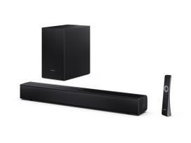 Sharp Compact 2.1 Soundbar with Wireless Subwoofer | HT-SBW121 | 240 W | Bluetooth | Wireless connection | Black