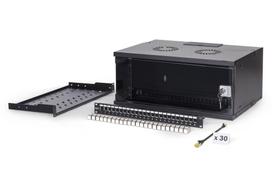Digitus SOHO Pro network set, 483 mm (19") 4U, 540 x 400 mm | DN-49201-SET | Black