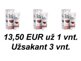 GC Tooth Mousse Recaldent braškių skonio dantų kremas be fluoro 40 g (35 ml). Po 13,50 EUR už 1 vnt. užsakant 3 vnt.