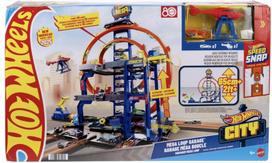 Rinkinys Hot wheels su lieto metalo automobiliu ir sraigtasparniu