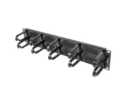 Lanberg AK-1204-B komutacinės spintos priedas Laidų tvarkymo skydas